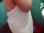 Student Girl Creams all over Sex Doll 9/16