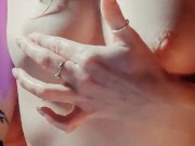 SENSUAL SOLO BOOB BATH MASSAGE. CUM ON MY TITS FOR ME😍 14/16