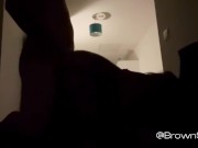 Real Couple - Guy Fucks Girlfriend and Cums Inside Her Pussy 9/16