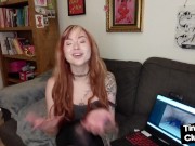 Solo SPH tattooed babe talks humiliative 14/16