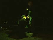 I’ve been training this gutter-pig’s throat for a few days now. 7/16