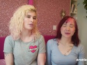 Ersties- Cute Redhead Gives Blonde Babe Lesbian Pleasures 5/16