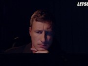 Hot German Lesbians Office Dildo Playing - LETSDOEIT 2/16