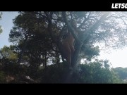 Horny Russian Slut Gina Gerson Risky Outdoor Blowjob - LETSDOEIT 3/16