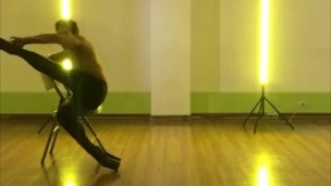 Horny Latino shows a private erotic dance