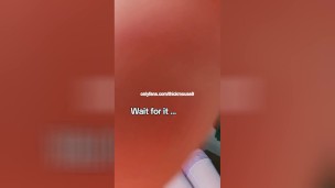step Daughter gets caught making a video by her DAD!