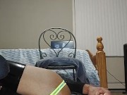 Slut training on my 14 inch dildo and fisting my loose hole 12/16