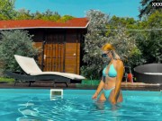 Being naked underwater brings her sexual pleasures 4/16