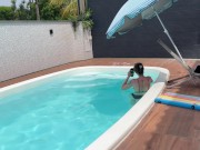 Enjoying a day at the pool and fucking until I cum 1/16