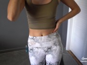 Step Mom caught Step Son jerking off and helps to cum quick on her pussy while her Husband is home 5/16