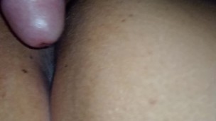 con su panocha llena de semen