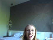 Busty Blonde Blows Dick Before Fucking 7/16