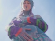 OUTDOOR loud ANAL fuck - hippie girl gets ass banged and covered with cum 14/16