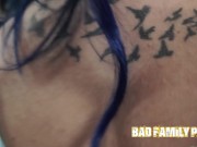 BadDaddyPOV - Slutty Charlotte get a taste of her StepDad in action 4/16