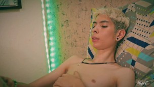 Hot Slim Twink Magic C Jerking His Big Twink Cock Lots Of Thick Cum And Tasty Precum Here