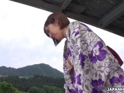 Japanese woman in a kimono 1/16