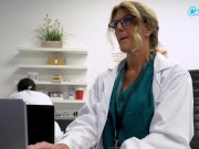 Super Sexy Big Tit Milf Naughty Nurse Masturbates At Sexy Office 2/16