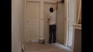 PAINTER JERKING OFF