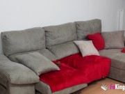 Busty slut Gigi Lust films herself banging her roommate while her BF watches! 8/16