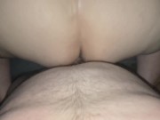 Bearded fat guy gets what he wants from tinderslut then busts nut inside her 14/16