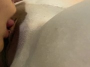 Hungry lesbian devours me without control - intense oral session