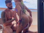 Fim de ano no Cruzeiro, fodemos a bordo na nossa varanda da cabine - Kevlyn Santos 1/16