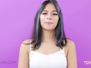 Pretty brunette has orgasm unexpectedly 2/16