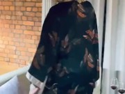 Mature Crotchless sheer teddy