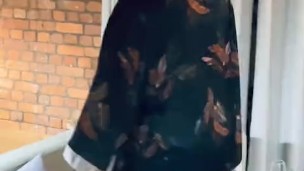 Mature Crotchless sheer teddy