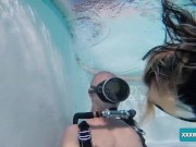 Monica is pussy and mouth fucked underwater 12/16