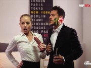 Hot 3some Fuck for Horny Couple and Their Guest - Vipsexvault 1/16