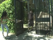 8teenhub - 18-year-old Latina Amia Miley was pounded in the college lounge 1/16