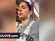 Big boobs babe in tiny bikini, grinding & dancing, female domination chastity cage dirty talk, hair & makeup - Lelu Love 9/16