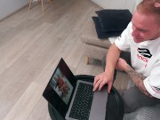 Two guys invite a Busty Milf and a leggy 19 year old Blonde and have a Hard Crazy Fuck! 2/16