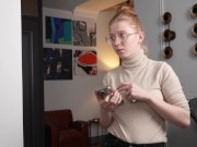 Annoying neighbor keeps me from fucking my lovely girlfriend 16/16