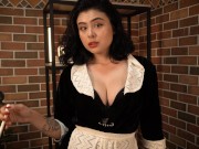 JOI Roleplay- Tu Mucama te saca TODA la leche mientras tu esposa no esta. 3/16
