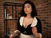 JOI Roleplay- Tu Mucama te saca TODA la leche mientras tu esposa no esta. 4/16