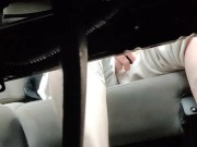 Smashing peanut butter in my Trucks pedals getting the stickiness all over (front & back view) 1/16