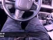 I couldn't wait to get home so i swallowed his cock in the car 1/16