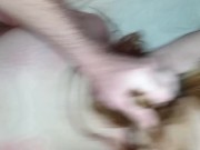 Neighbors daughter close-up pussy stretched