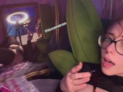 pretty redhead has orgasm while being fucked by machine 9/16