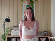 Ersties - Super Cute Babe Gets Kinky with Underwear Before Playing With a Dildo 14/16