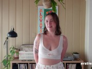 Ersties - Super Cute Babe Gets Kinky with Underwear Before Playing With a Dildo 7/16