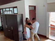 Wife caughts real state agent fucking her husband while showing the house 10/16