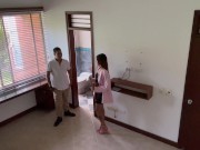 Wife caughts real state agent fucking her husband while showing the house 3/16