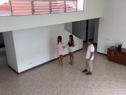 Wife caughts real state agent fucking her husband while showing the house 5/16