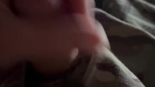 Soldier shoots HOT CUM shot onto some red briefs for a follower (See 3:20 for the big shot)