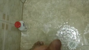 FANS EXCLUSIVE Big Uncut Cock Solo POV Jerk and Cumshot In The Shower