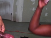 Big Ebony Milf Get Her Tight Pussy Banged In The Garage 8/16