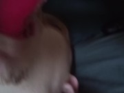 Choking his slutty bitch ass with my huge pink cock!! 5/16